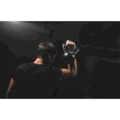 Sport-Thieme Rubber-Coated, Smooth Chrome-Handled Kettlebell -Sports Series 119 0827 1