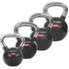 Sport-Thieme Rubberised, Smooth Chrome-Handled Set Kettlebell
