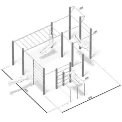 Playparc "Allround" Callisthenics Station -Sports Series 135 1907 6