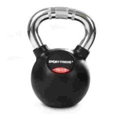 Sport-Thieme Rubberised Kettlebell With Chrome Handle -Sports Series 220 1333