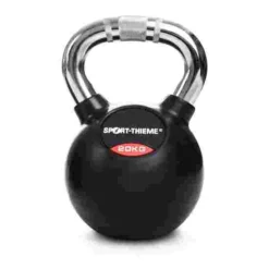 Sport-Thieme Rubberised Kettlebell With Chrome Handle -Sports Series 220 1346