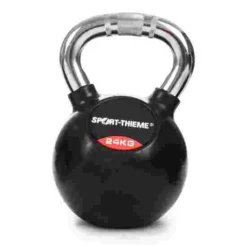 Sport-Thieme Rubberised Kettlebell With Chrome Handle -Sports Series 220 1359