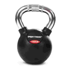 Sport-Thieme Rubberised Kettlebell With Chrome Handle -Sports Series 232 3422