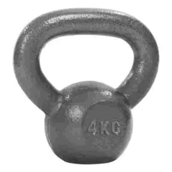 Sport-Thieme Grey-Painted, Hammer-Finish Kettlebell -Sports Series 252 4809