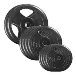 Sport-Thieme Rubber Competition Dumbbell Weight Disc Set, 50 Kg