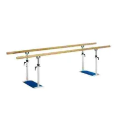 Ferrox Parallel Support Bars With Wooden Rails, Folding