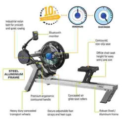 Fluid "Evolution Series" Rowing Machine -Sports Series 318 2417 10