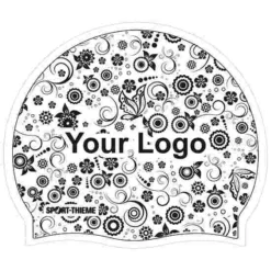 Printed Silicone Swimming Cap -Sports Series 340 0119 2