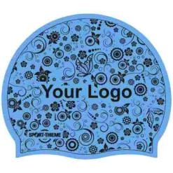 Printed Silicone Swimming Cap -Sports Series 340 0119 3