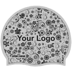 Printed Silicone Swimming Cap -Sports Series 340 0119 8