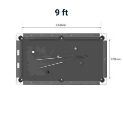 Automaten Hoffmann "Club Pro" In Walnut Pool Table -Sports Series 360 9503 T01 v01