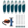 Gladiator Gladiator "OneSize" Rental SUP Set With 6 Boards